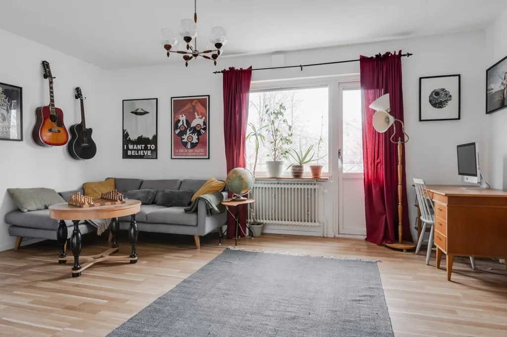 Séjour - Two-bedroom Apartment with Balcony in Trollskogen