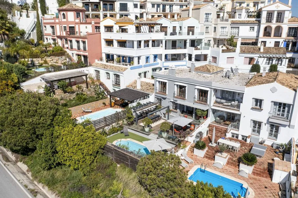 Vue aérienne - Luxury Townhouse with Pool in Benahavís