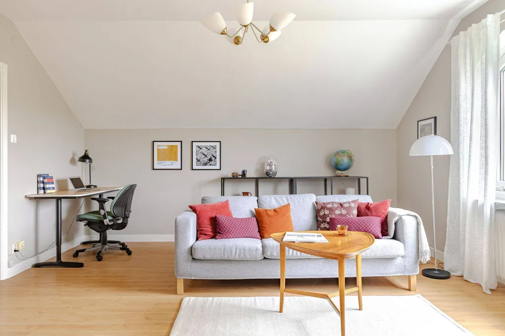 Séjour - Charming Penthouse with Park View in Linköping