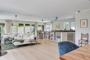 Living Room - Renovated Villa with Pool in Falsterbo