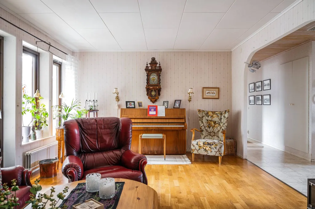 Soggiorno - Semi-detached Villa with Garden in Herrljunga