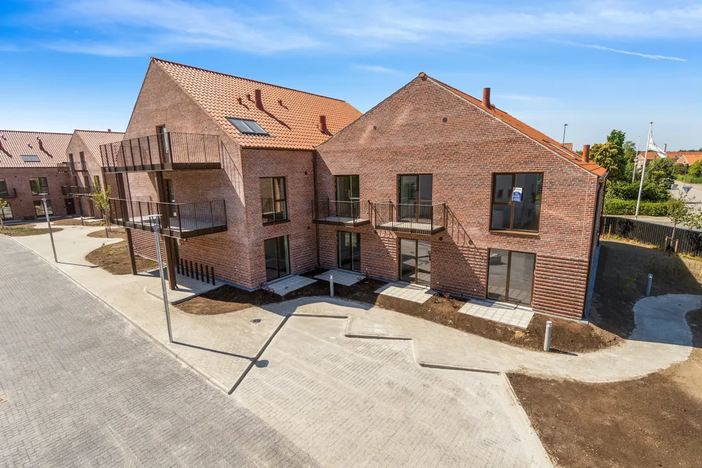 Vue aérienne - 1-Bedroom Flat with Terrace in Risskov
