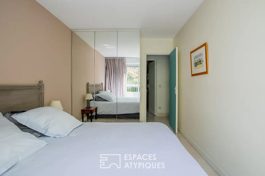 Chambres - Appartement avec Terrasse au Premier Étage à Paris