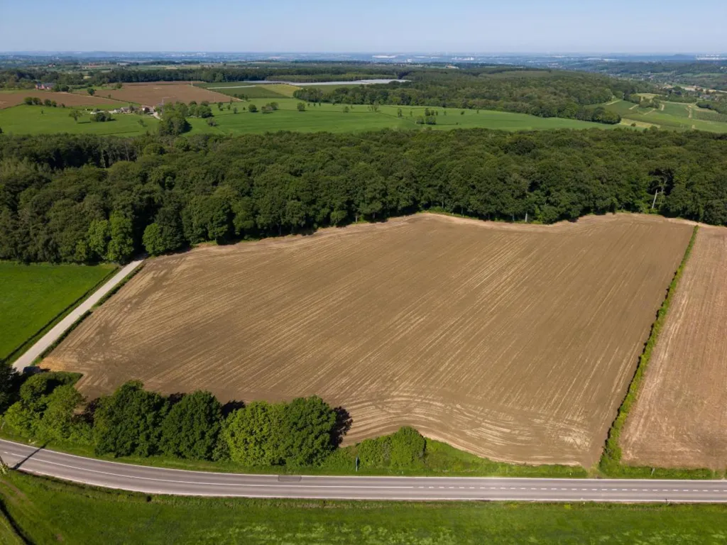 Vue aérienne - Terrain Agricole Plat à Rémersdael dans les Fourons