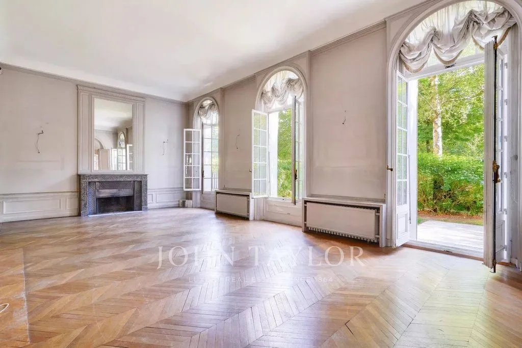 Séjour - Appartement Luxueux avec Jardin Privé à La Muette