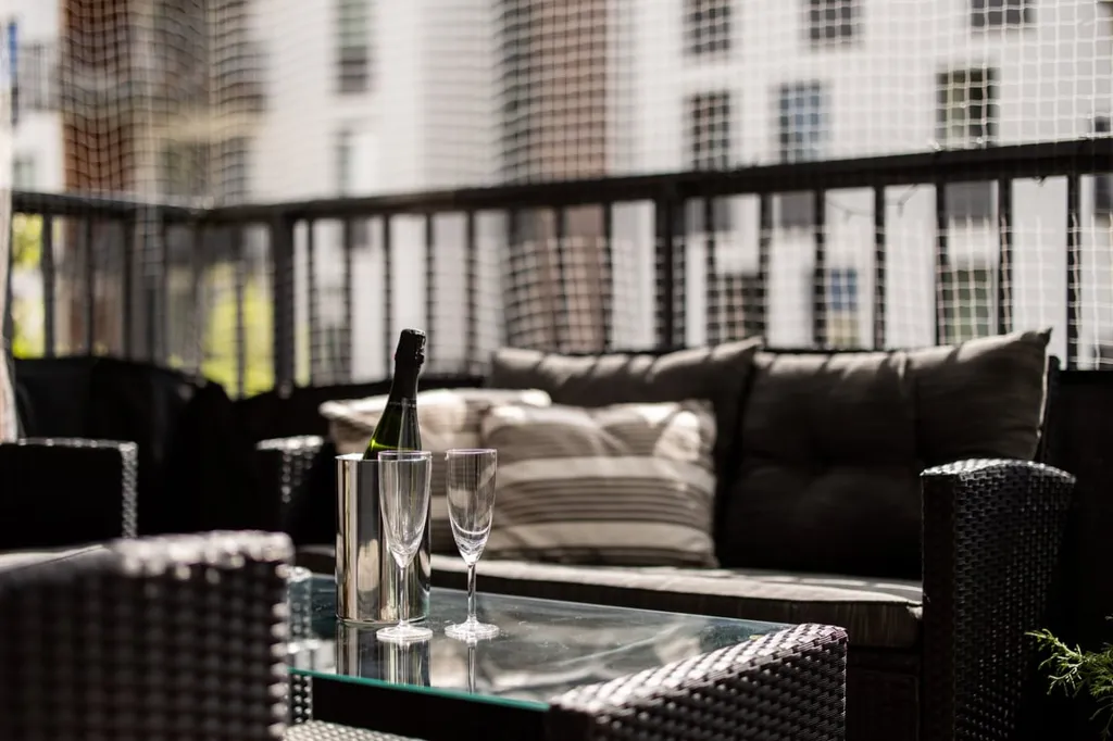 Balcon - Modern Flat with Balcony in Örebro