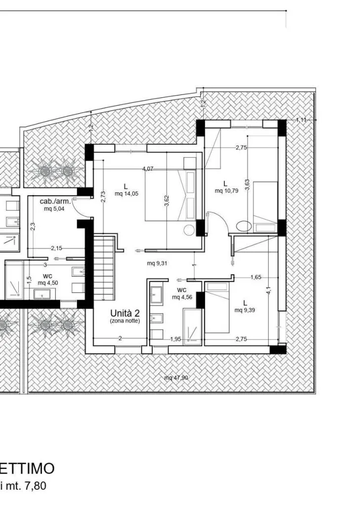Plaan - Luxury Penthouse with Terraces in Palermo