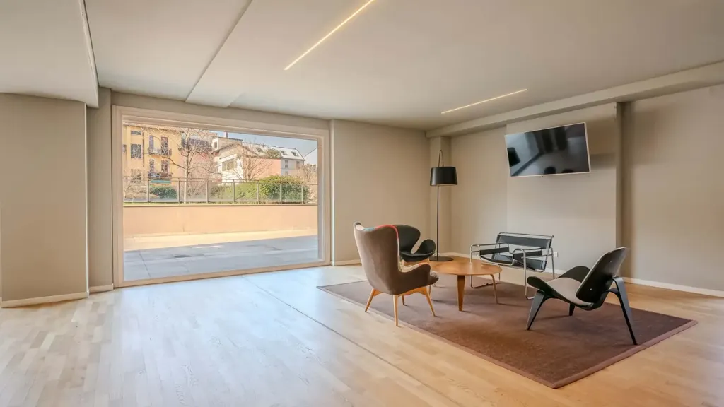 Séjour - Apartment with City View and Pool in Milan