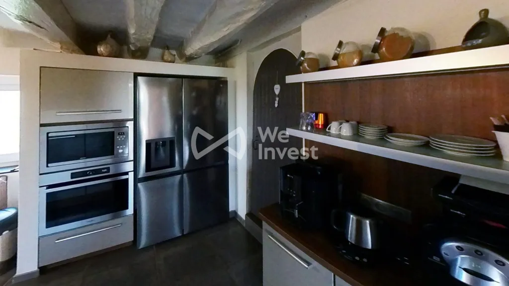 Köök - Renovated Stone House with Pool in Marigné-Laillé