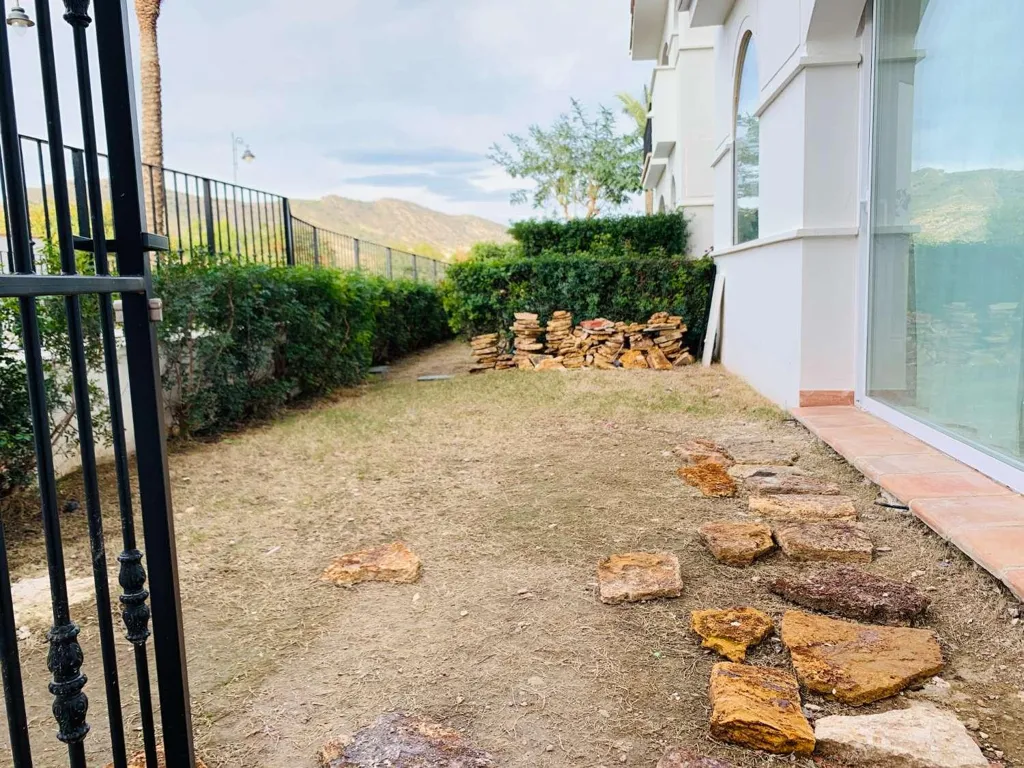 Jardin - Ground Floor Apartment with Pool in El Valle, Murcia