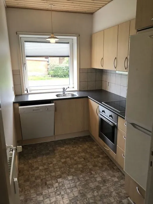 Cuisine - Two-Bedroom Flat with Garden in Hurup Thy