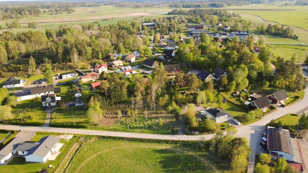 Õhuvaade - Generous Plot in Popular Foghammar, Alunda