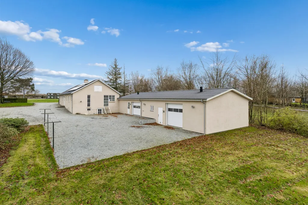 Vista aerea - Fenced Villa with Garden in Vojens