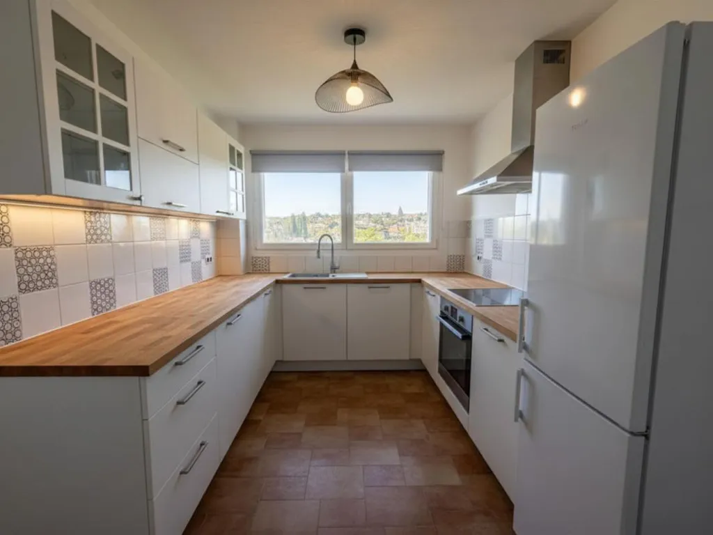 Cucina - 3-Piece Flat with Balcony in Central Location