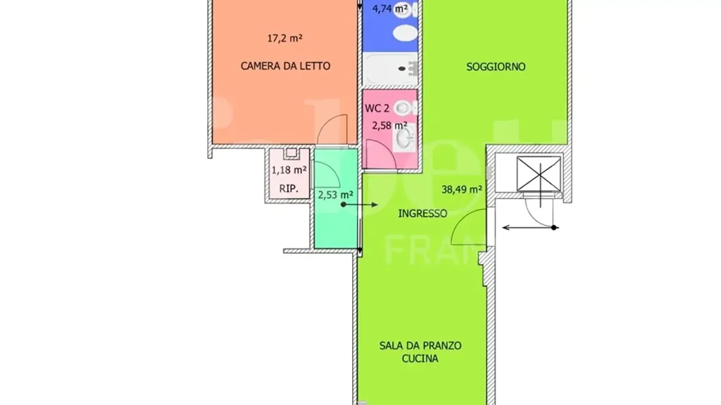 Plaan - Rear-Facing Triplex in Turin