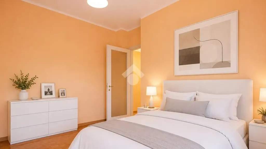 Bedrooms - Central 4-Bed Apartment with Balcony in Cossato
