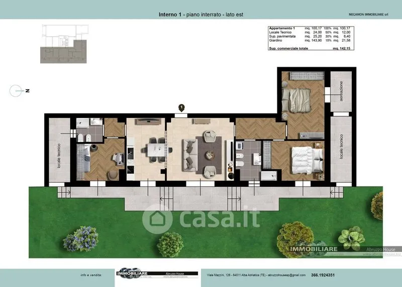Plan - Apartment with Sea View in Tortoreto