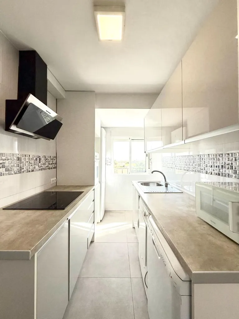 Kitchen - Reformed Flat with Balcony in Burjassot