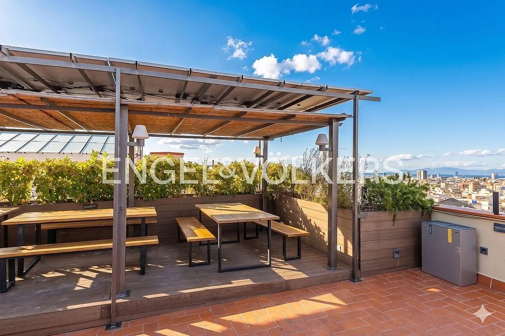 Terrass - Reformed Apartment with Catalan Vault in El Putxet