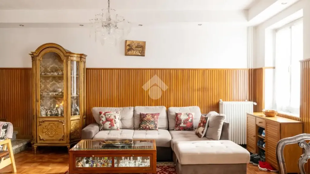 Séjour - Semi-detached House with Panoramic View in Marentino