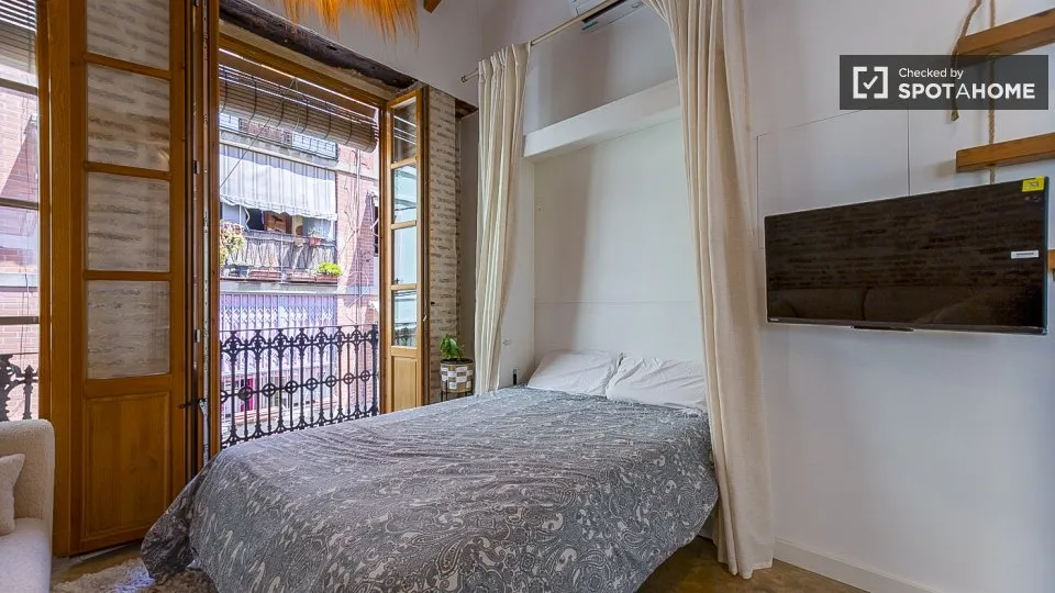 Chambres - Furnished Flat with Terrace in Cabanyal-Canyamelar