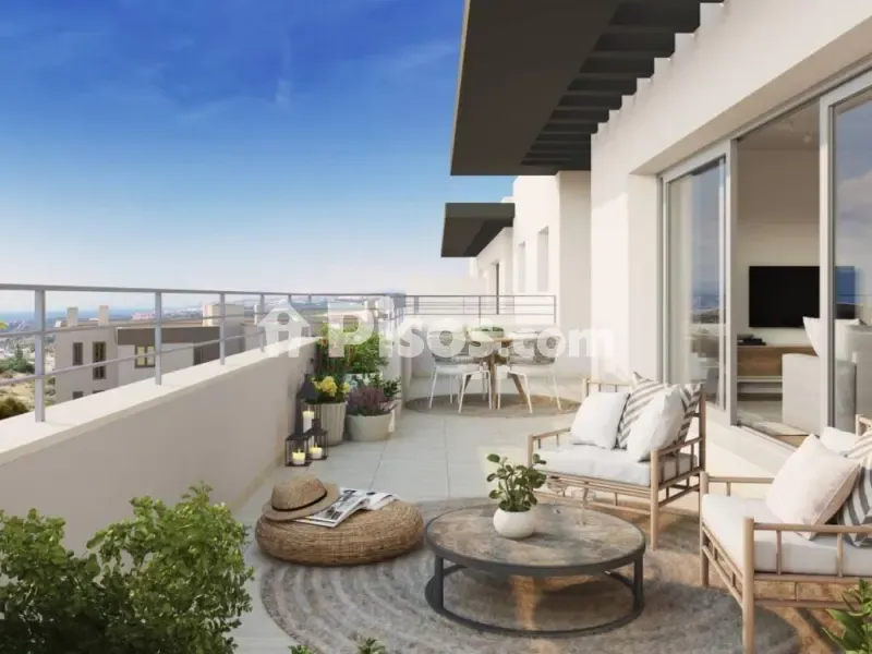 Terrace - Apartment with Sea View in Estepona