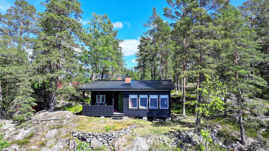 Vue aérienne - Cottage with River View in Tärnsjö