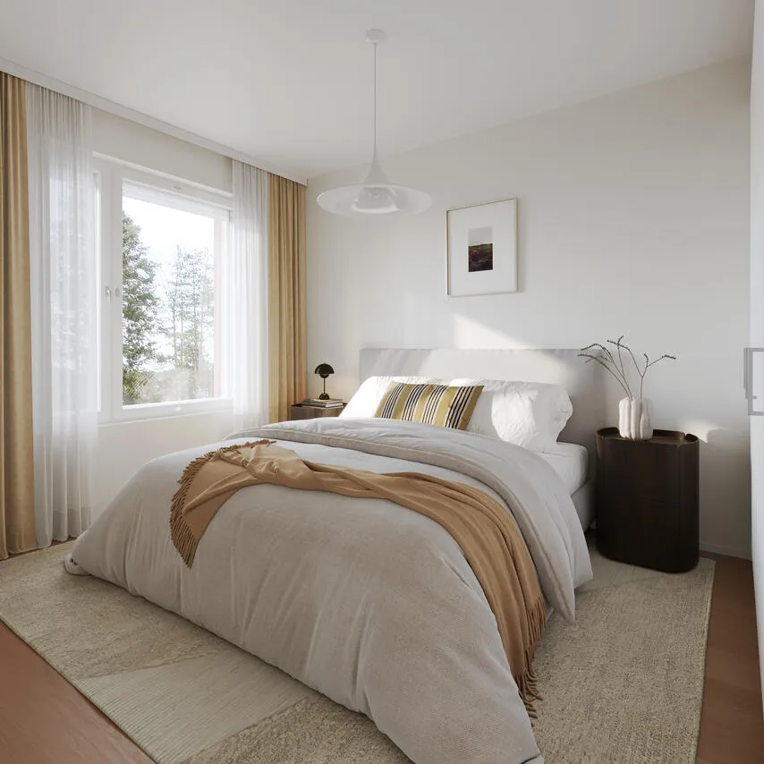 Chambres - Accessible Senior Housing with Balcony in Eura Centre