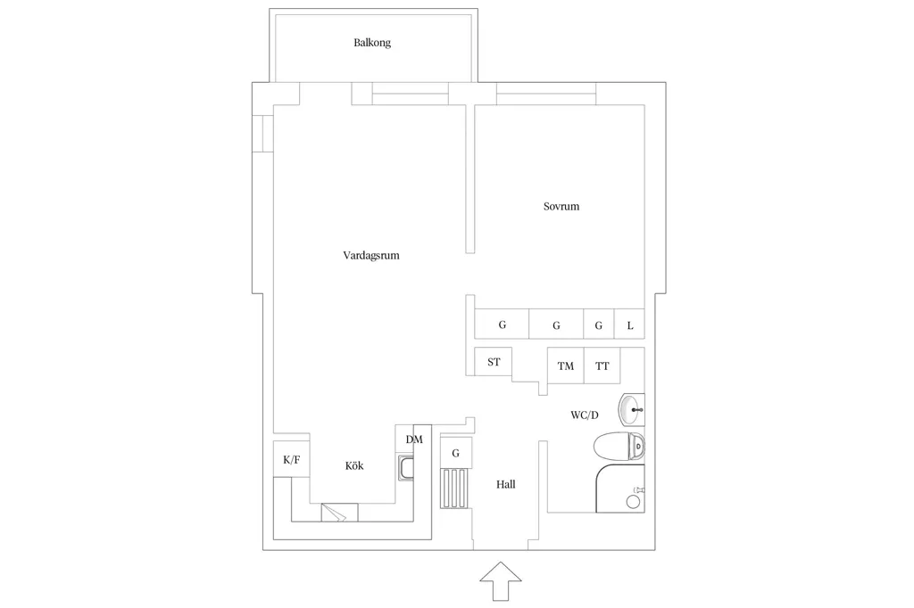 Plan - Apartment with Panoramic View in Malmö