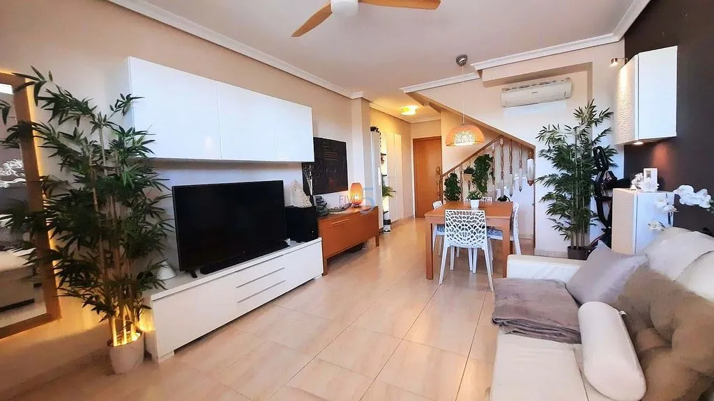 Séjour - Semi-detached House with Pool in Lomas de Cabo Roig
