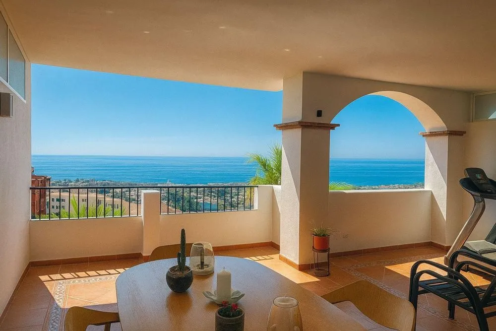 Terrass - Spacious Apartment with Sea View in Calahonda
