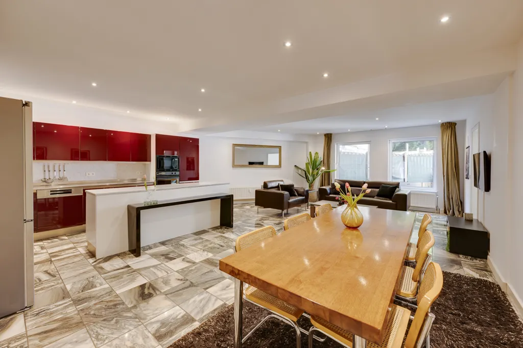 Köök - Modern Apartment with Sunny Terrace in Leien