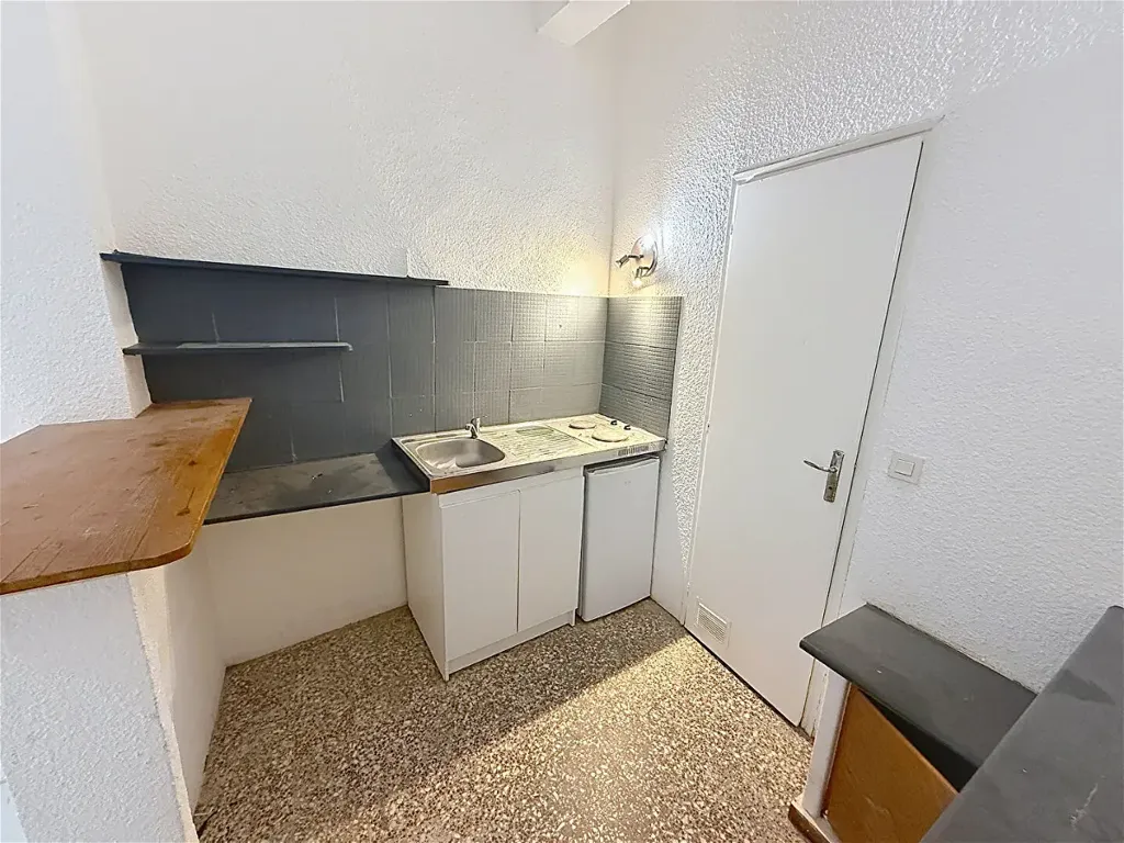 Köök - Studio with Central Location in Perpignan