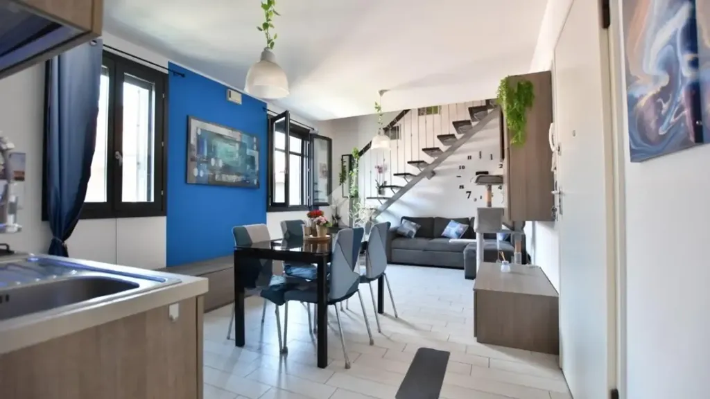 Dining Room - Studio Flat with Balcony in Vignate