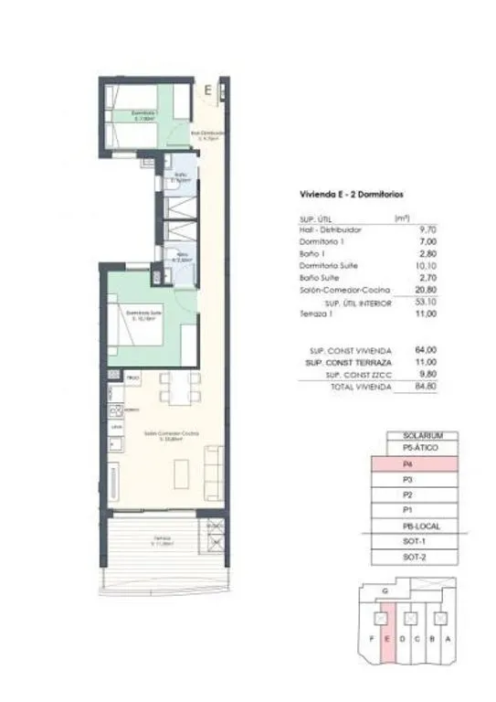 Plan - Luxury Flat with Pool in Torrevieja