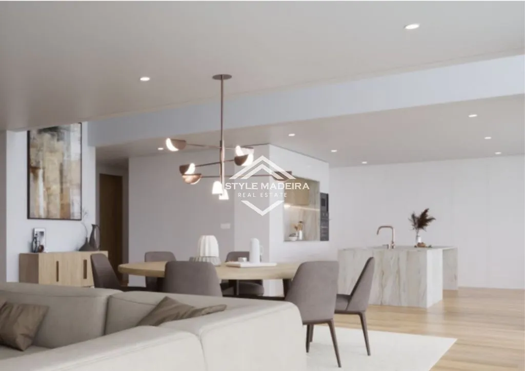 Living Room - Luxury Villa with Sea View in Calheta