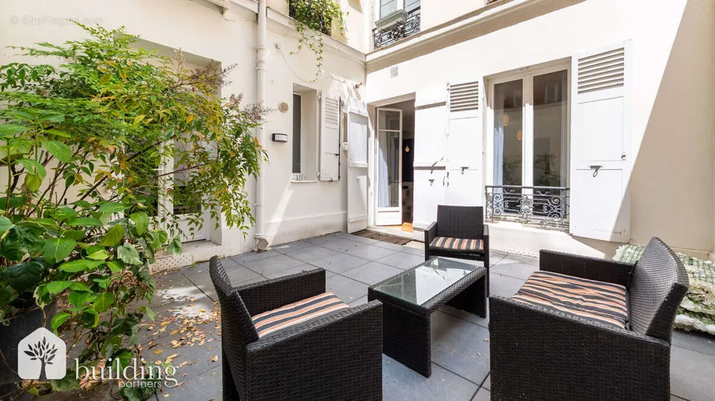 Jardin - Appartement 3 Pièces avec Terrasse au 17e à Paris