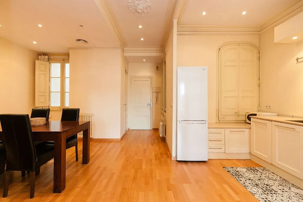 Cuisine - Modernist Flat with Balcony in L'Antiga Esquerra