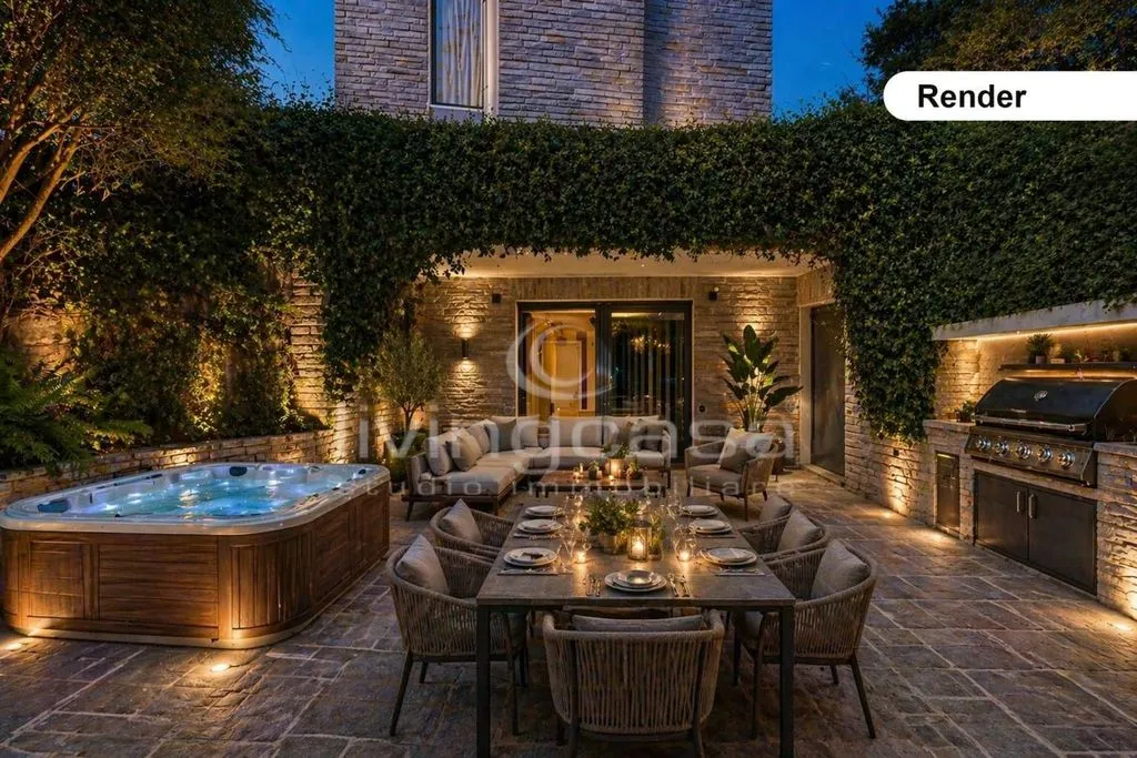 Terrasse - Luxury Villa with Panoramic Tower in Besana in Brianza