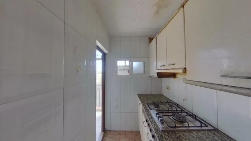 Köök - Apartment with Balcony in Badalona Centre