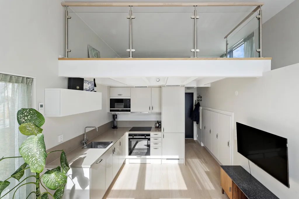 Cuisine - Modernised Atelier Flat with Loft in Södervägen