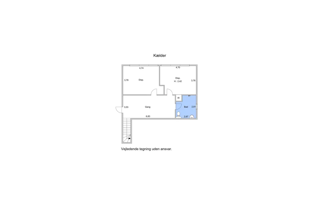 Plan - Fenced Villa with Garden in Klampenborg