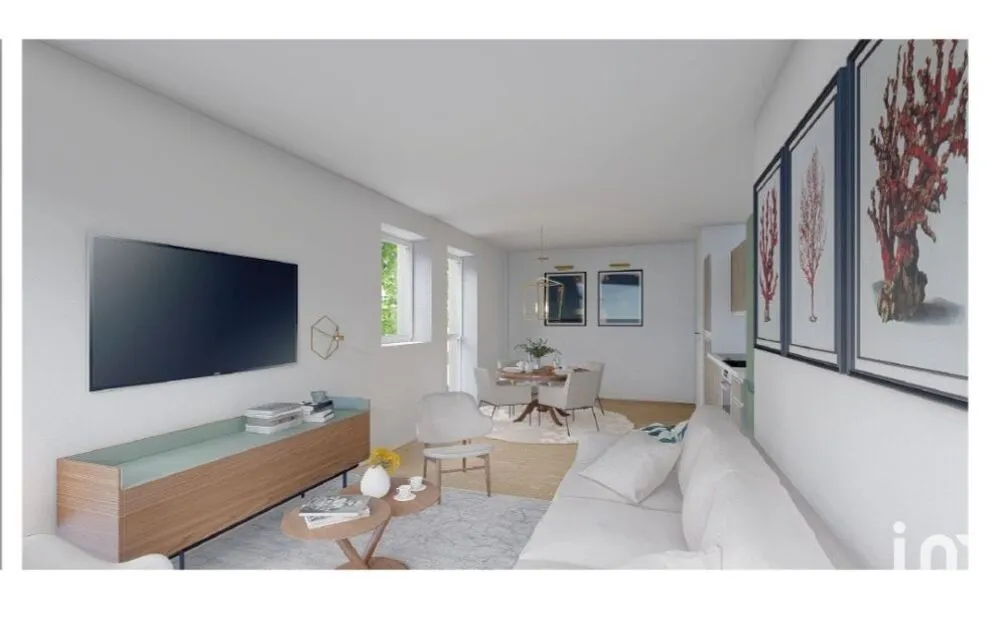 Séjour - Appartement 3 Pièces avec Balcon à Mignaloux-Beauvoir