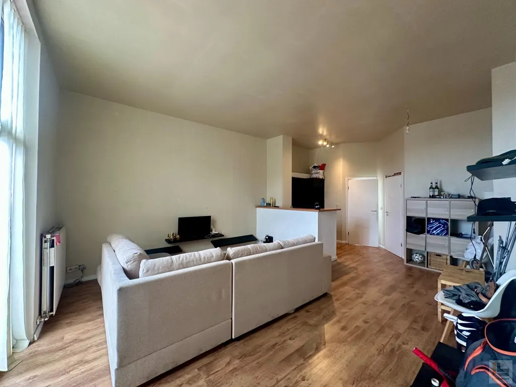 Living Room - Apartment with Terrace in Gentbrugge