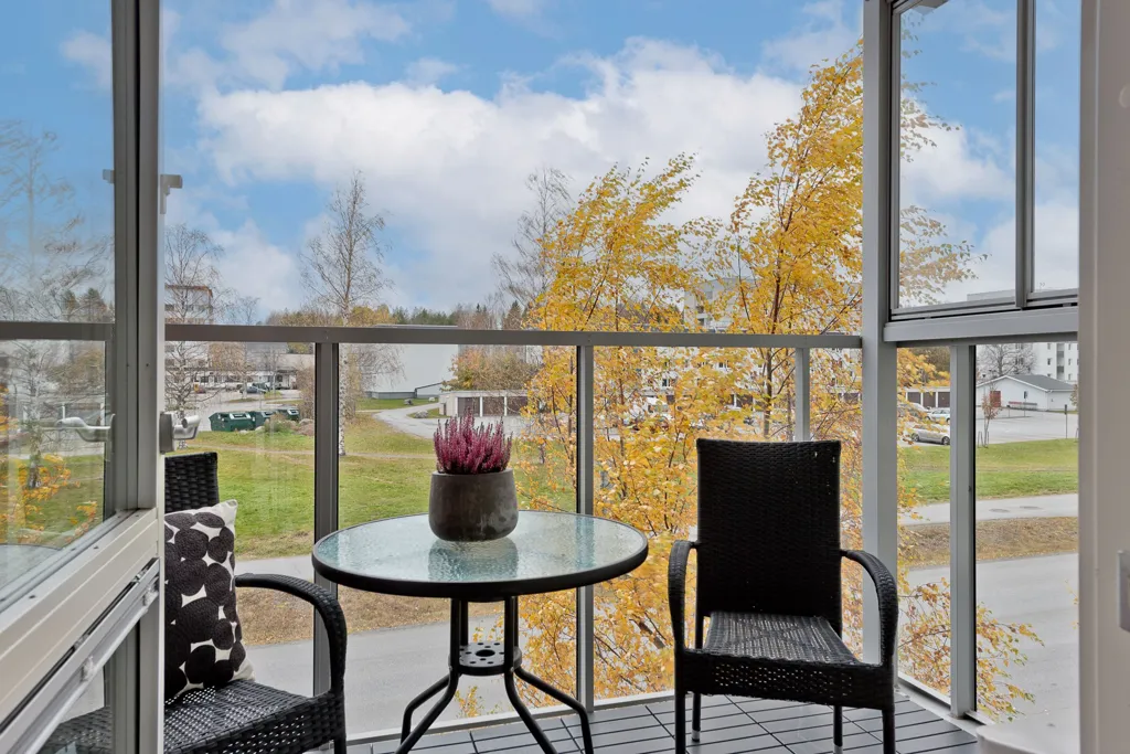 Balcon - Modern Flat with Balcony in Västerbotten