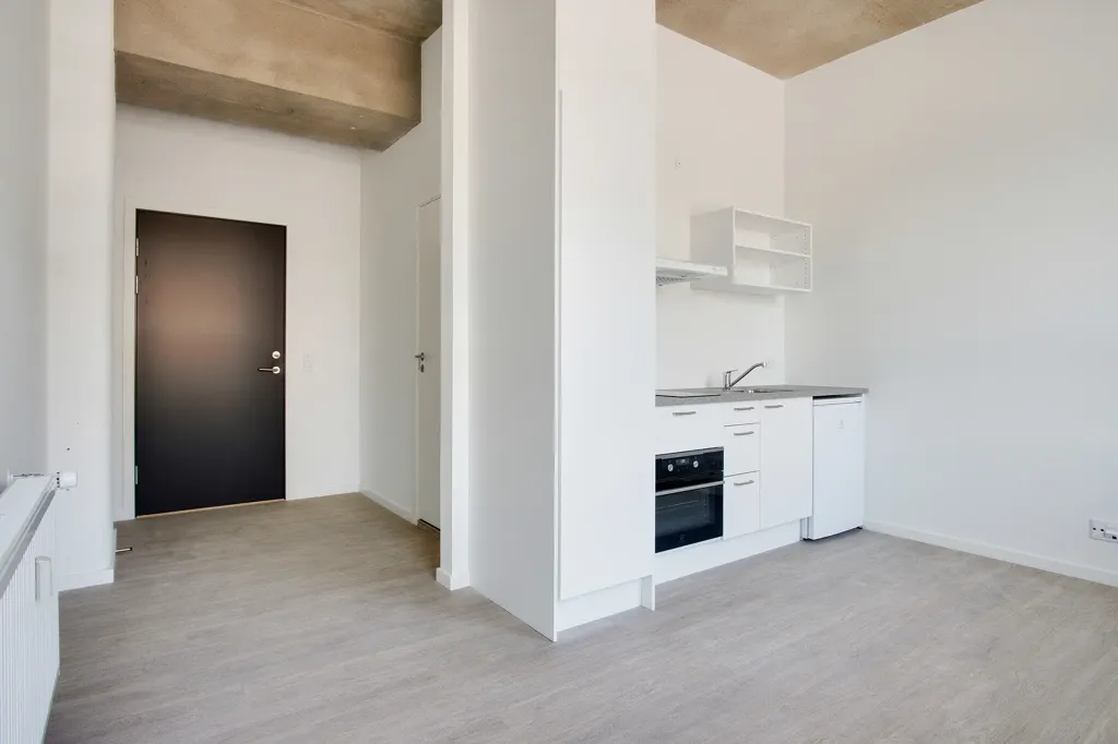 Cuisine - 1-Bedroom Apartment with Shared Amenities in Odense C