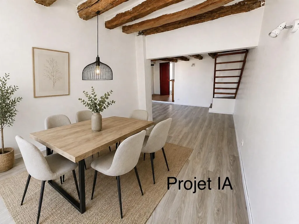 Söögituba - Atypical Duplex Apartment in Fontainebleau