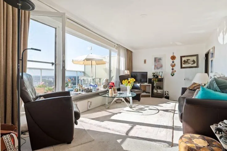 Soggiorno - Apartment with Canal View in Deurne, Antwerp