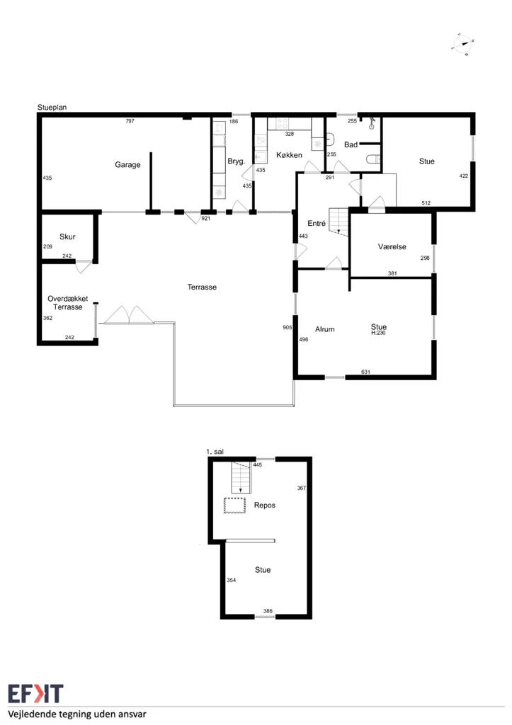 Maison 5 pièces à Mariager