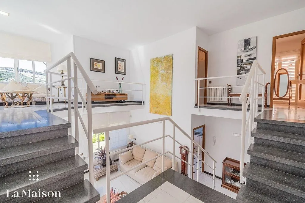 Living Room - Luxury House with Pool in Arenys de Munt